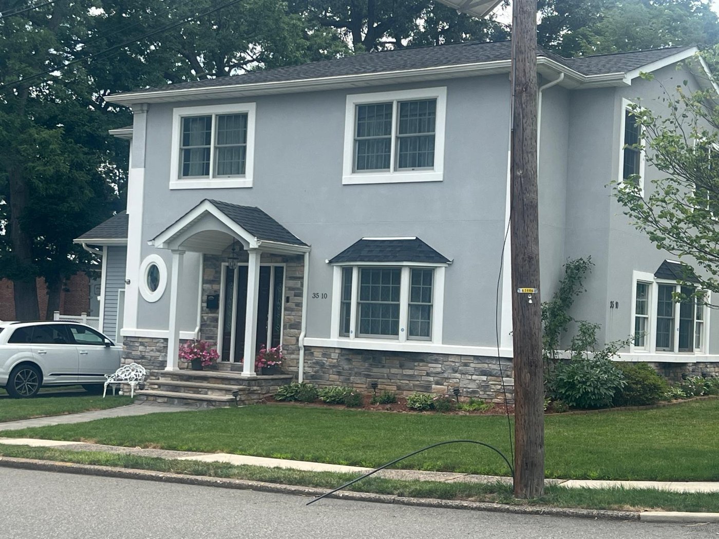 Completed contemporary custom home rebuild Bergen County NJ Bergen Remodeling