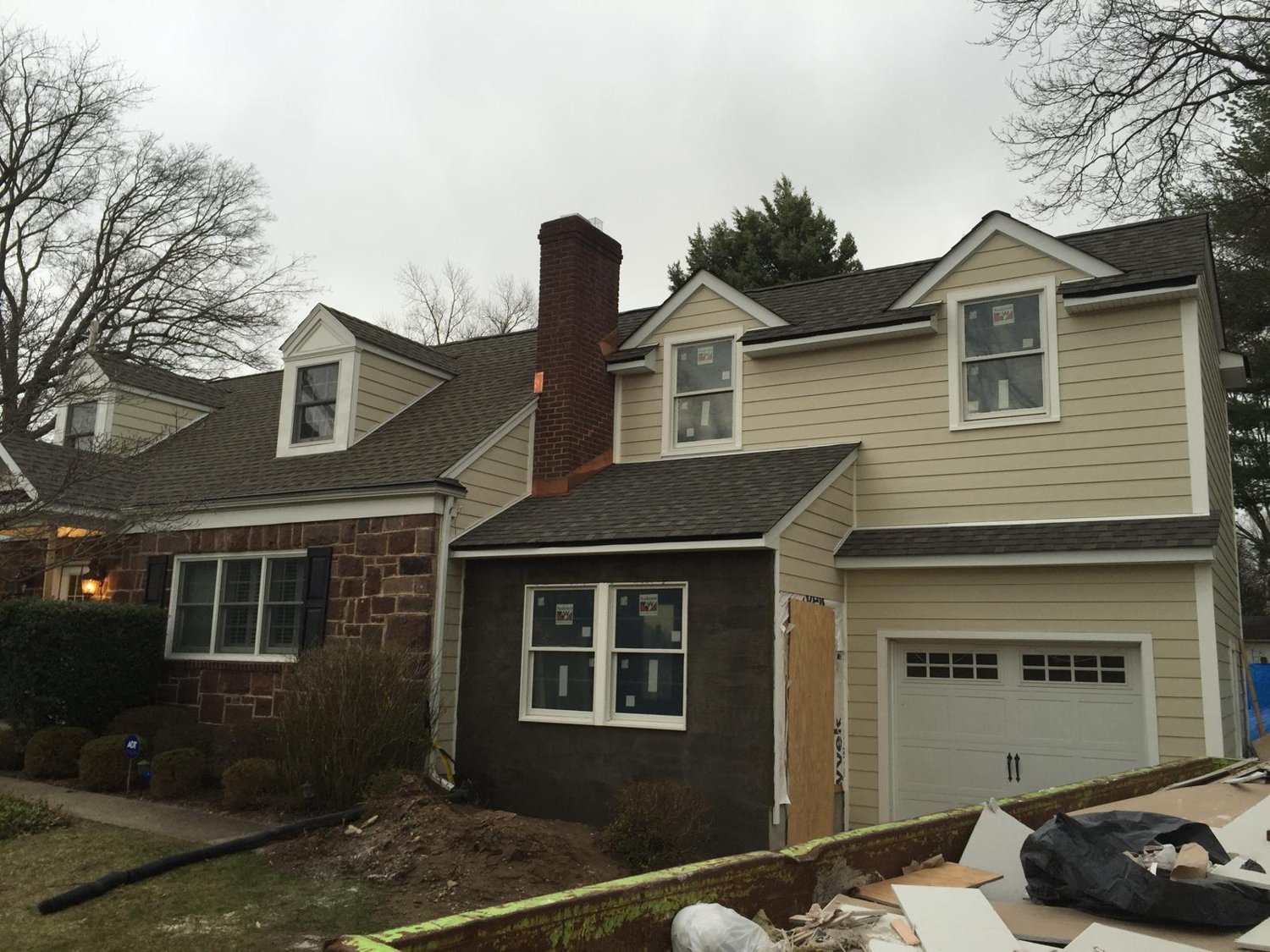 Completed second story addition Bergen County NJ Bergen Remodeling