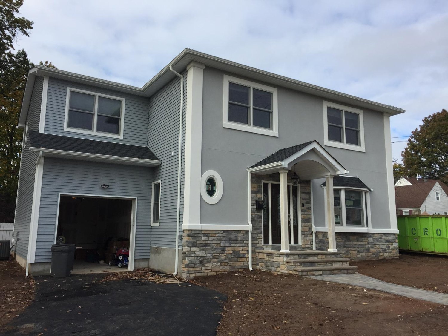 Custom home build Bergen County NJ Bergen Remodeling completed exterior